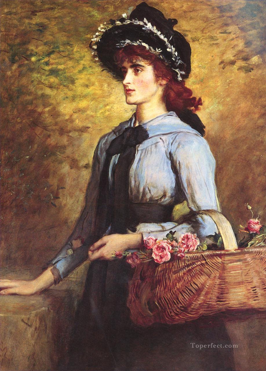 イギリス人スウィート・エマ・モーランドSN 1892ラファエル前派ジョン・エヴェレット・ミレー油絵